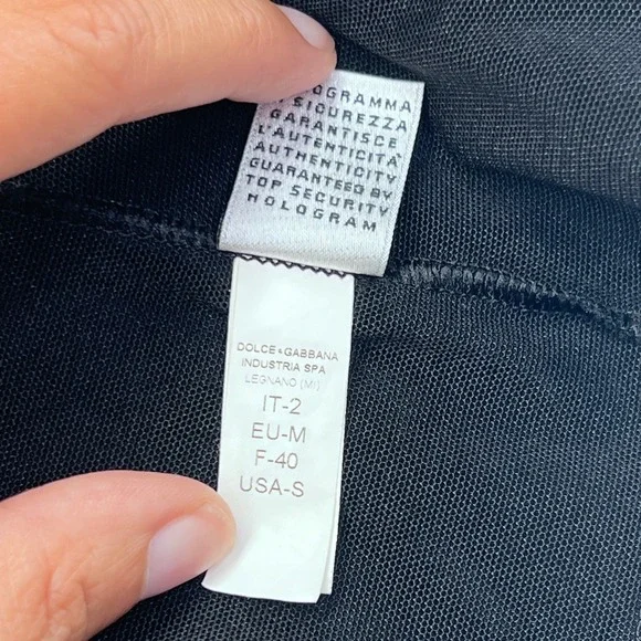 Dolce & Gabbana Black Corset Top, Adjustable Strap Cami, Lingerie, Italian - Picture 10 of 10